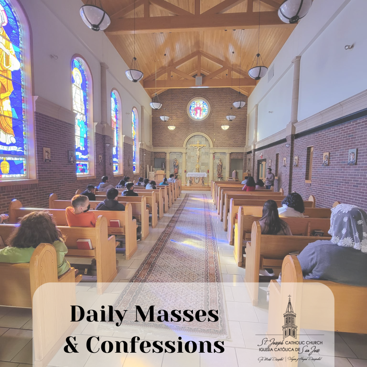 Due to a Priest Retreat: Daily Masses & Confessions are cancelled