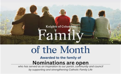 Family of the Month: Nominations
