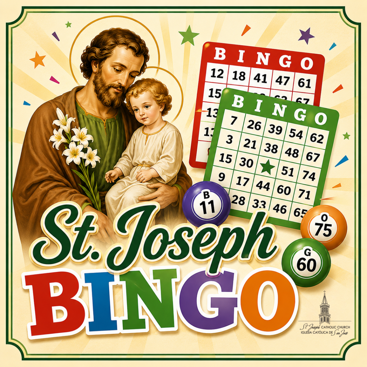 St. Joseph Bingo on Friday July 10th
